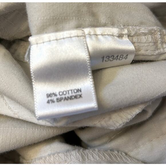 Ann Taylor Loft Pants Women's 8 Petite Beige Chino Casual - Picture 6 of 8